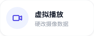 虚拟播放：硬改摄像数据